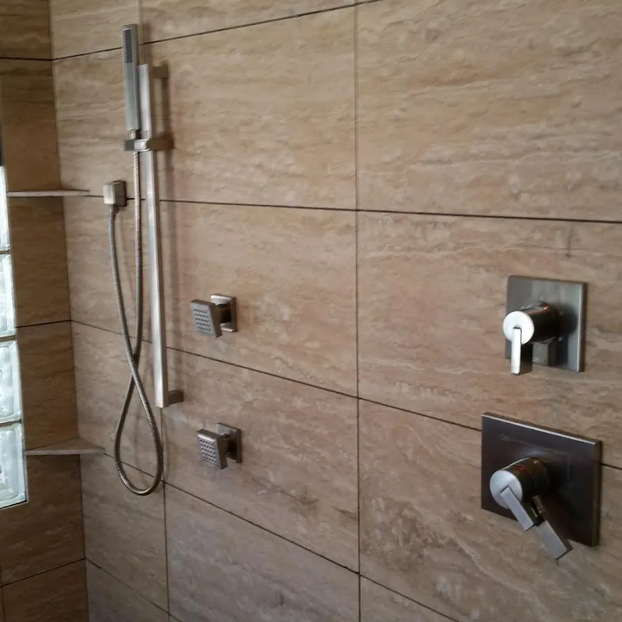 Shower fixture installation for Frozen Pipe Repair in St. Marys